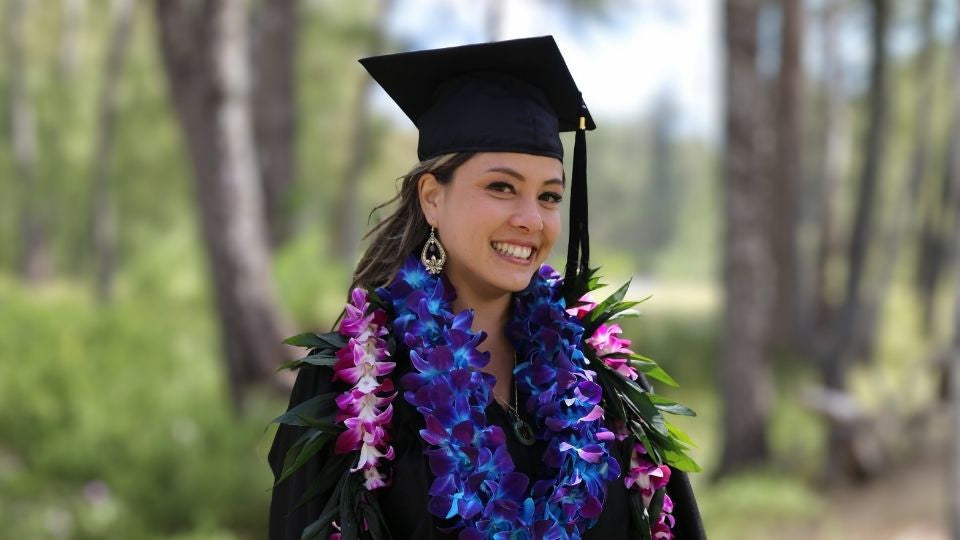 Graduation lei in Hawaii