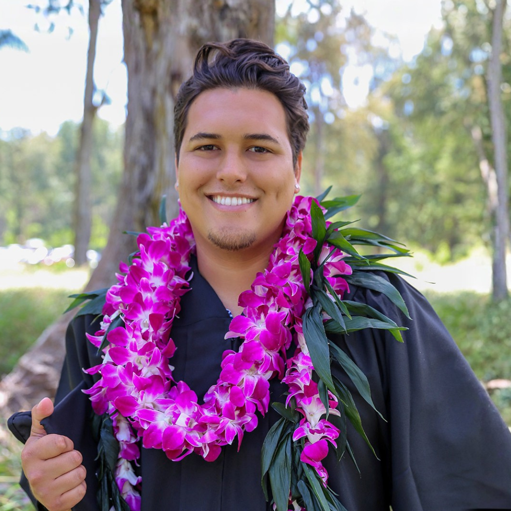 GRADUATION LEI 2 PACK - MAILE STYLE TI LEAF LEI WITH ORCHID WRAP &amp; DOUBLE PURPLE ORCHID LEI