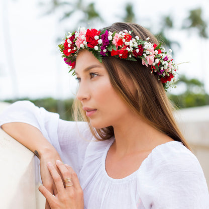 CARNATION HAKU LEI - COLOR COMBO